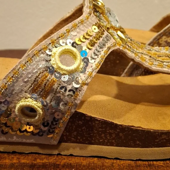 Rialto Beaded Sandals - Picture 2 of 6